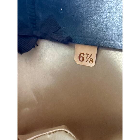 RESISTOL Self Conforming XXX Beaver Felt Western Cowboy Hat Men size 6 7/8 - Picture 9 of 10